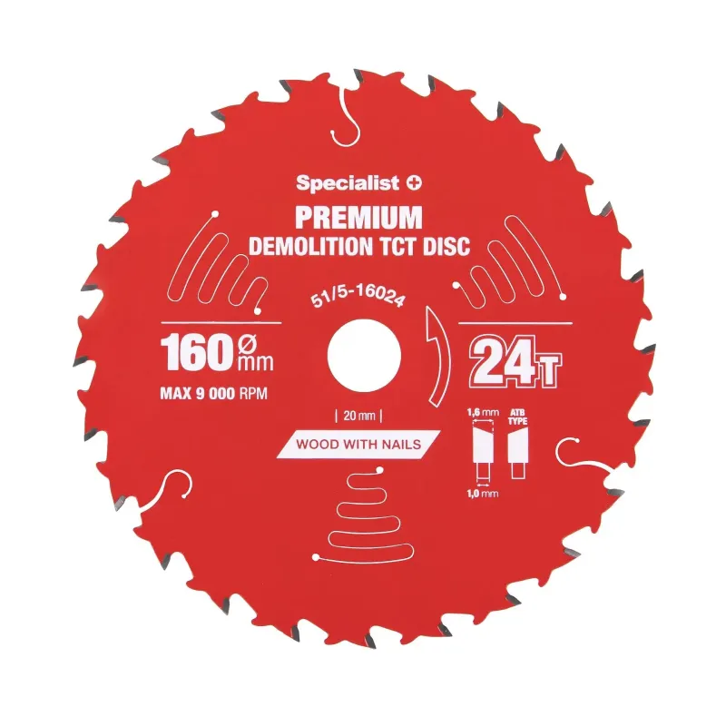 Griešanas disks 160x24Tx20mm, Demolition PREMIUM, SPECIALIST+