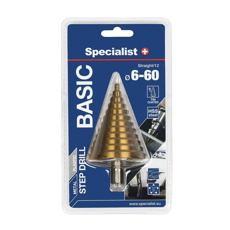 SPECIALIST+ žingsninis grąžtas BASIC, ⌀6-60