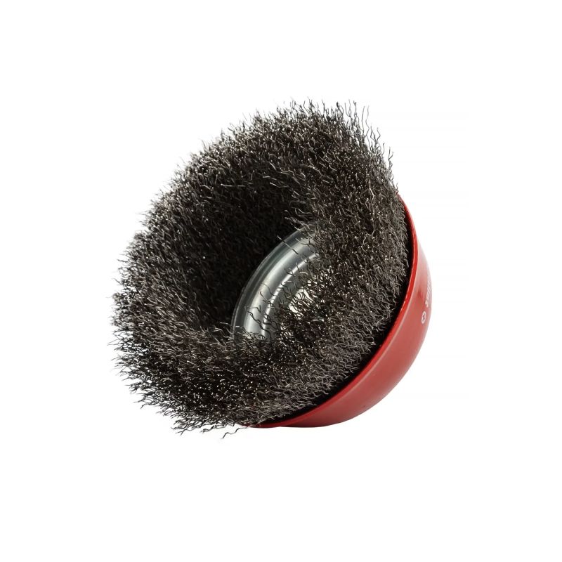 Stiepļu birstes kauss ar taisnu stiepli, 125 mm, M14, SPECIALIST+