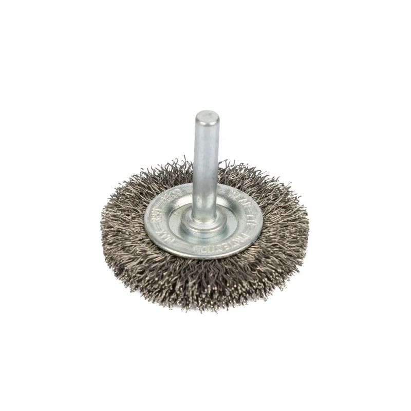 Stiepļu birstes ripa ar taisnu stiepli, ar kātu, 50 mm, SPECIALIST+