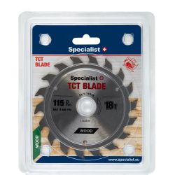 SPECIALIST+ TCT blade, 115x18Tx22 mm