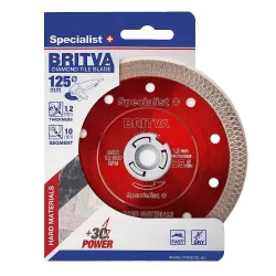 SPECIALIST+ diamond cutting disc BRITVA, 125x1.2x22 mm