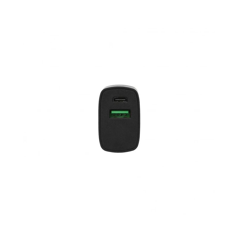 SEEK TOTI 20W Type-C + USB A Wall Fast Charger, Black