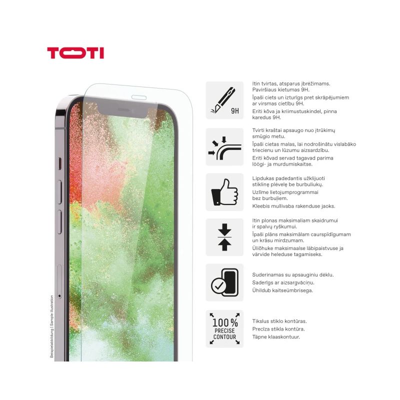 TEMPERED glass 2D screen protector full cover for iPhone 16-15 Pro-15 Transparent