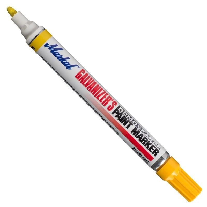 GALVANIZER'S REMOVABLE MARKER, White