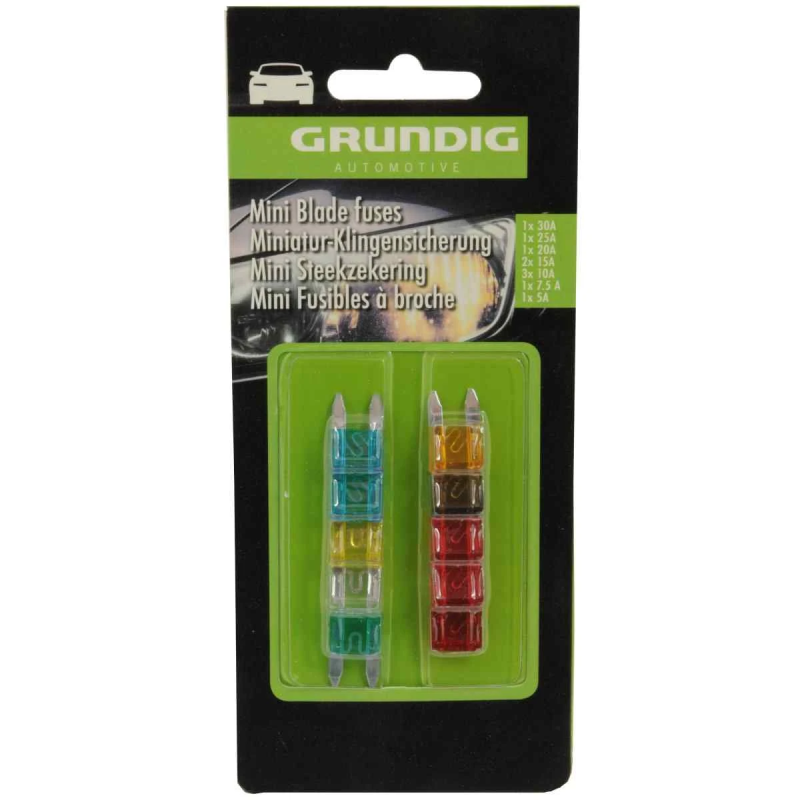 Auto drošinātāji mini 10gab