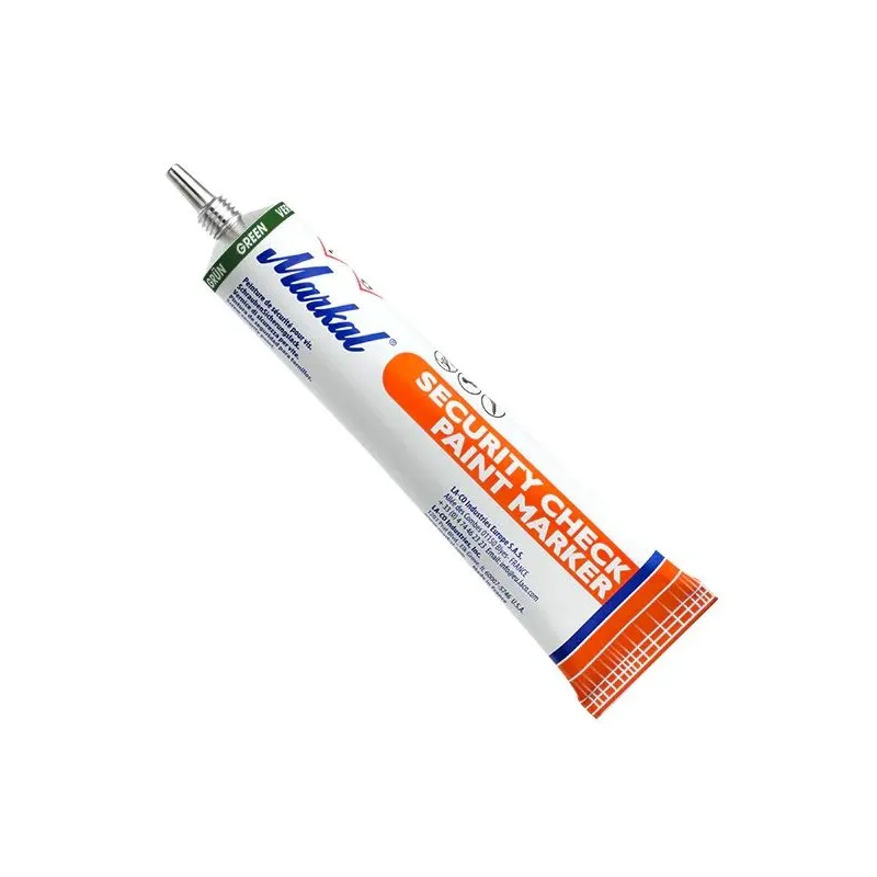 Security check paint marker green