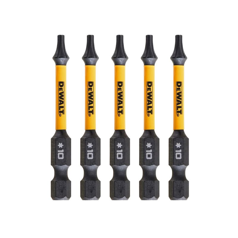 FLEXTORQ Screwdriver Bits T10 57 mm, DeWALT, 5 pcs