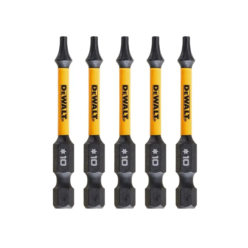 FLEXTORQ Screwdriver Bits T10 57 mm, DeWALT, 5 pcs