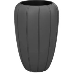 Puķu pods Gaja 615x400mm, 12.5L tumši pelēks