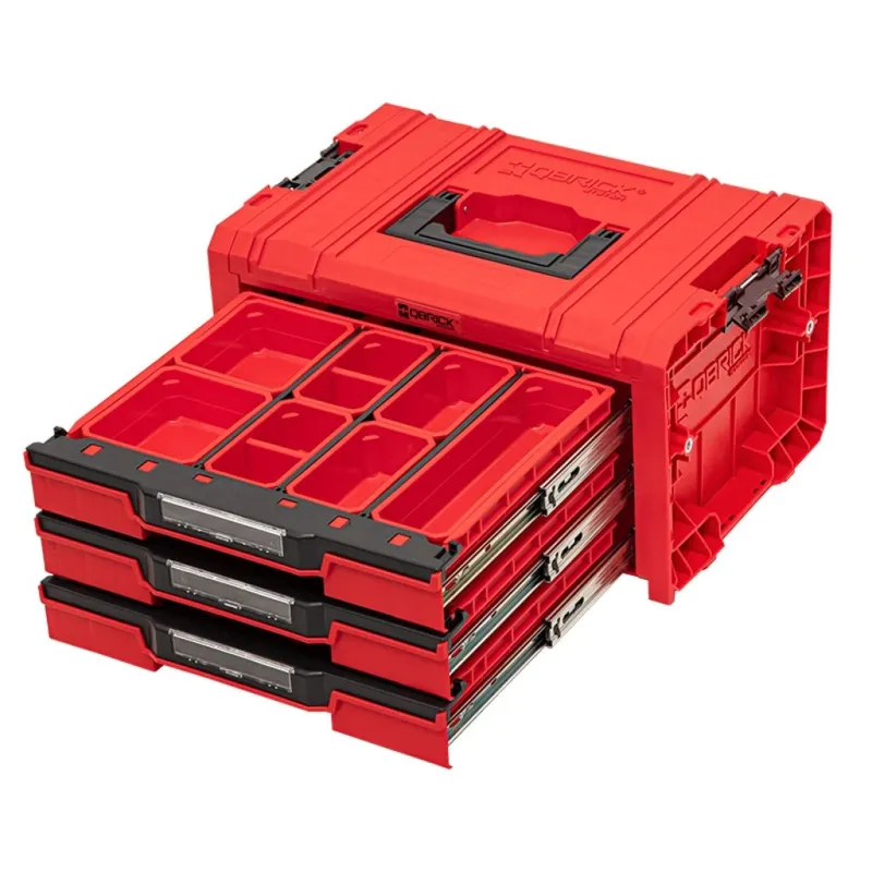 Qbrick System PRO Drawer 3 Toolbox 2.0 Expert RED UHD Custom