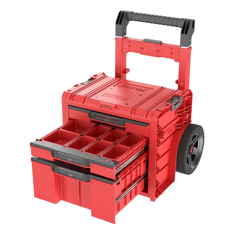 QBRICK SYSTEM PRO CART 2.0 PLUS DRAWER 3 Red Ultra HD Custom