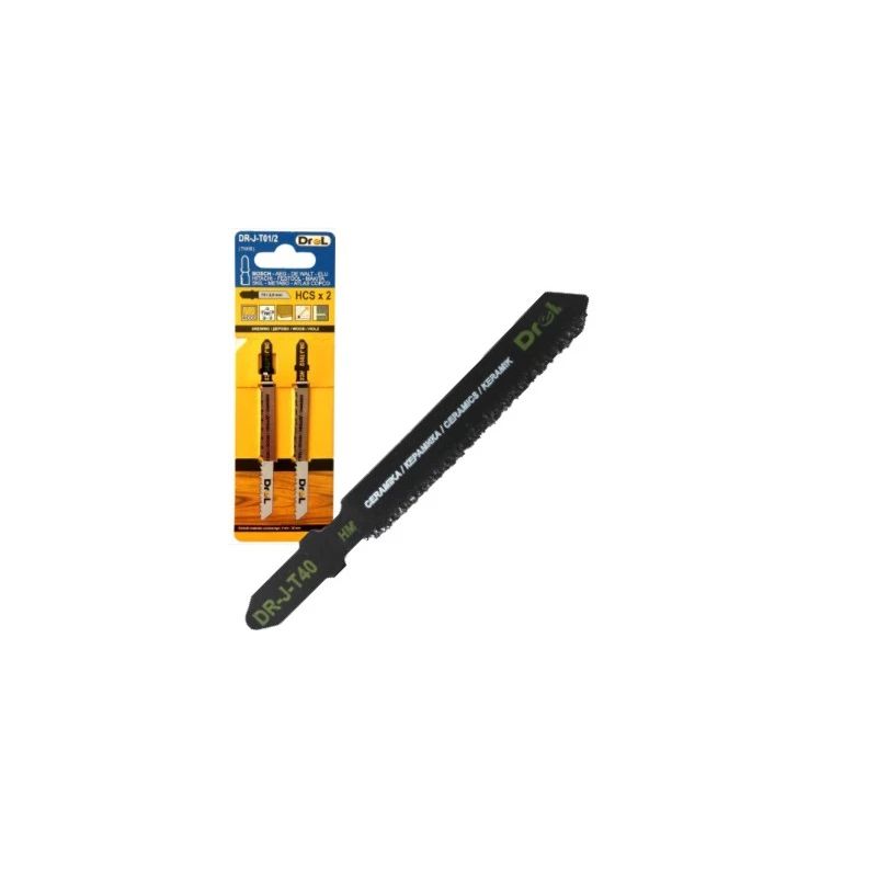 Figūrzāģis Drel T40-2 keramik. 2 gab.