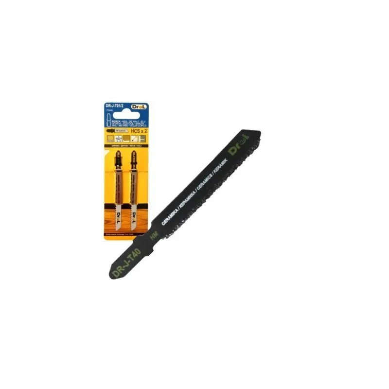 Figūrzāģis Drel T40-2 keramik. 2 gab.