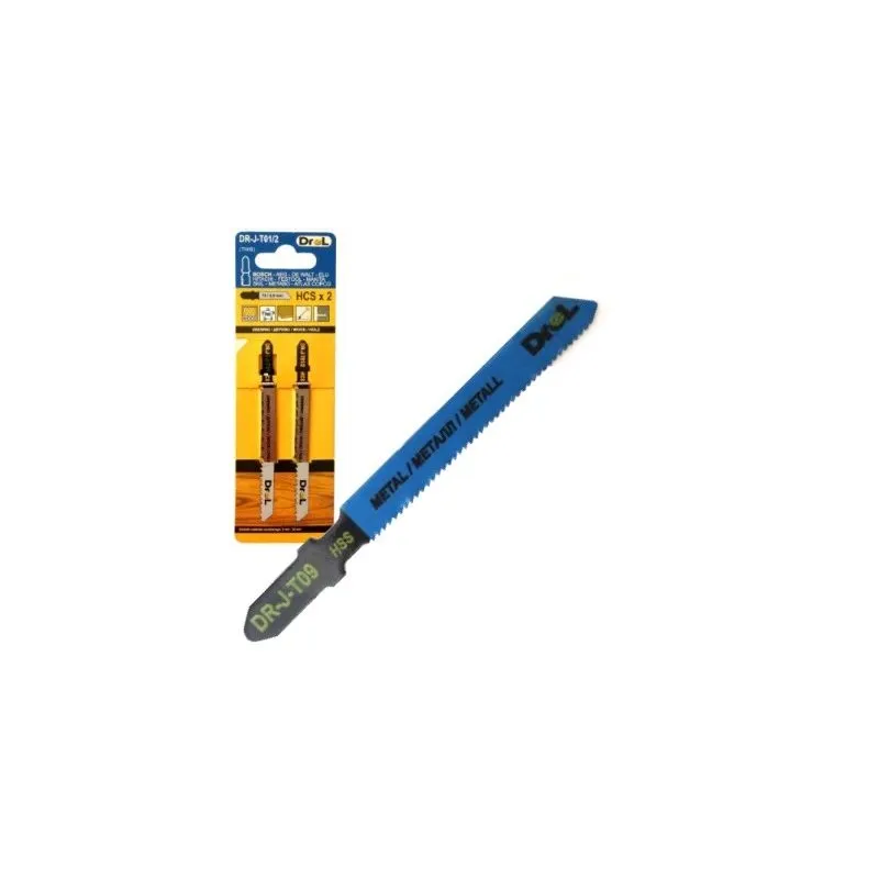 Figūrzāģis Drel T118A metālam 2 gab.