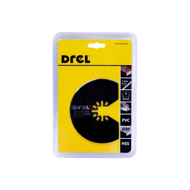 Daudzfunkcionālā instrumenta asmens kokam-metālam HSS 80 mm.