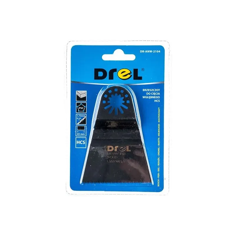 Multiinstrumenta asmens kokam-laminātam HCS 65 mm.