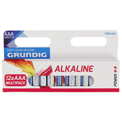 Baterija Grundig Alkaline AAA 12gb