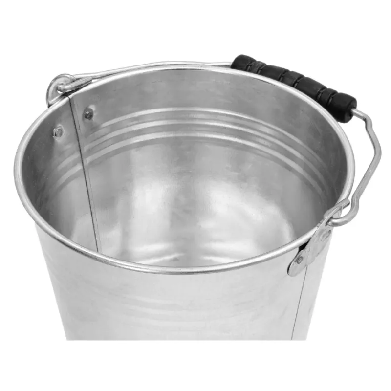 Galvanized metal bucket, 12l