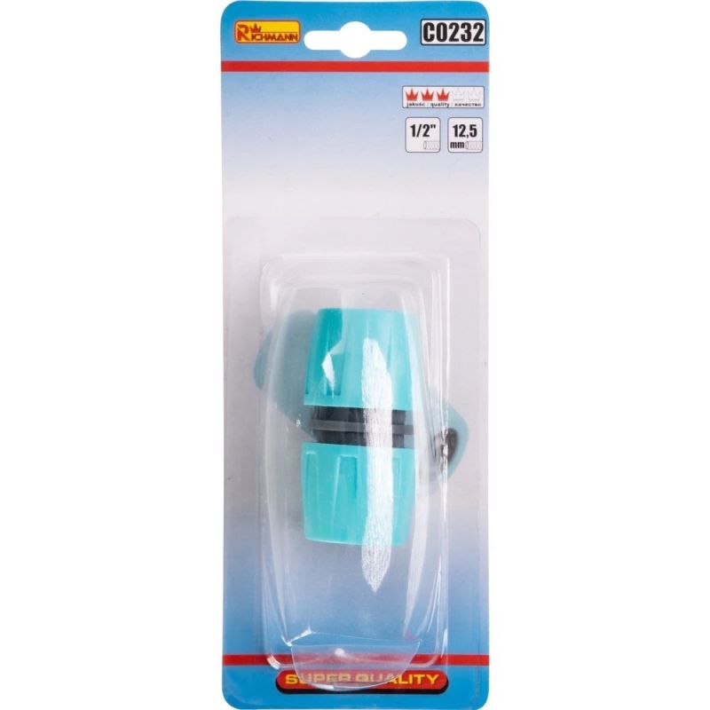 Plastikust voolikuühendus, 1-2 x 1-2