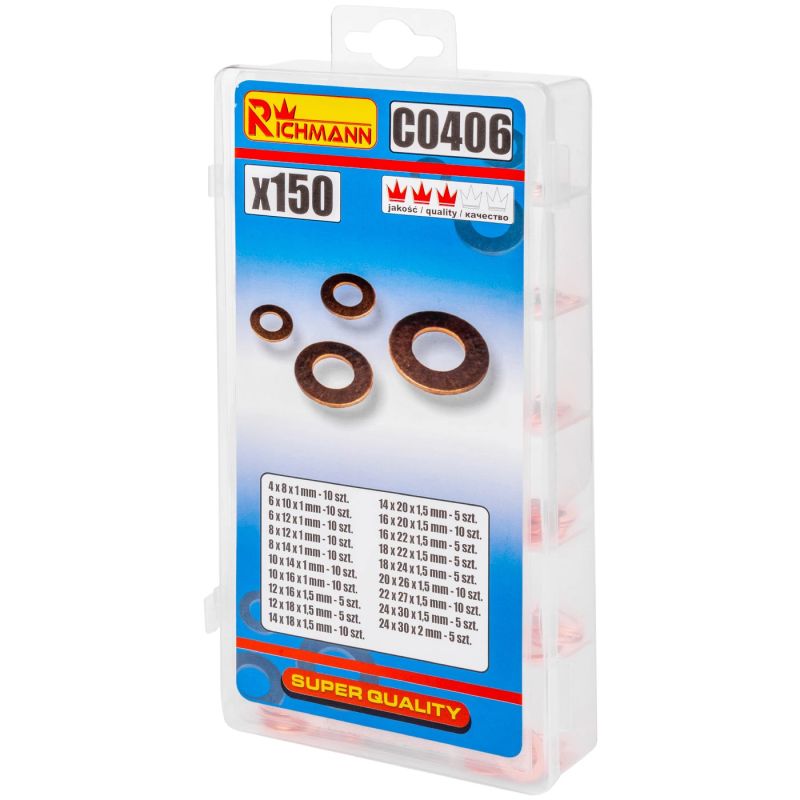 Vasest tihvtide komplekt, 150 tk