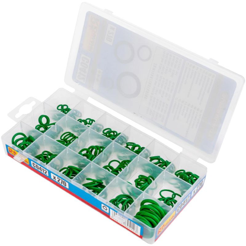 Kliimaseadme-konditsioneeri o-rõngaste komplekt, 270 tk