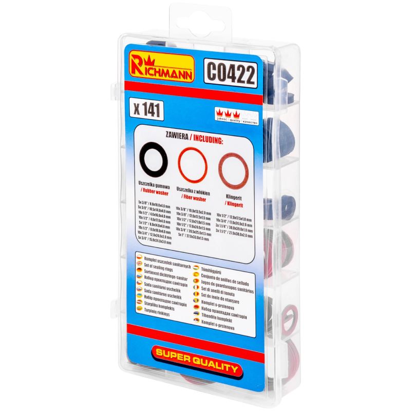 Tihendite komplekt, 141 tk