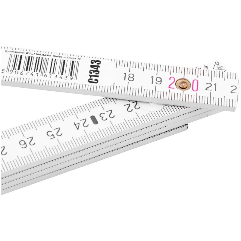 Wooden folding rule 2 M, RICHMANN