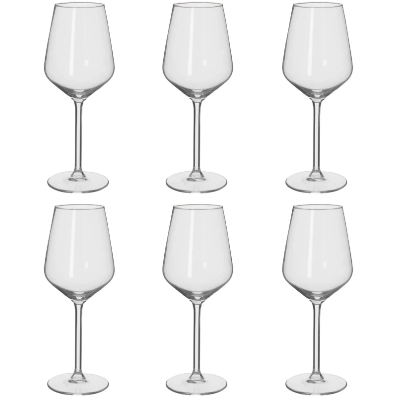 Glāzes baltvīna Alpina 370ml, 6gb