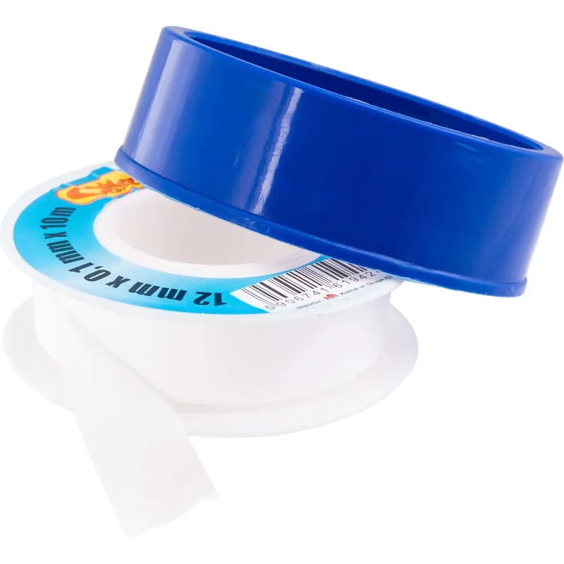 Keermeteip teflonist, 12 mm × 10 m