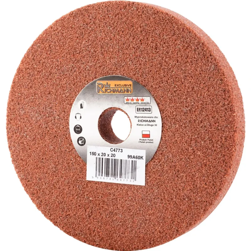 Keramikas slīpēšanas ritenis 150 x 20 x 20 RED 99A60K