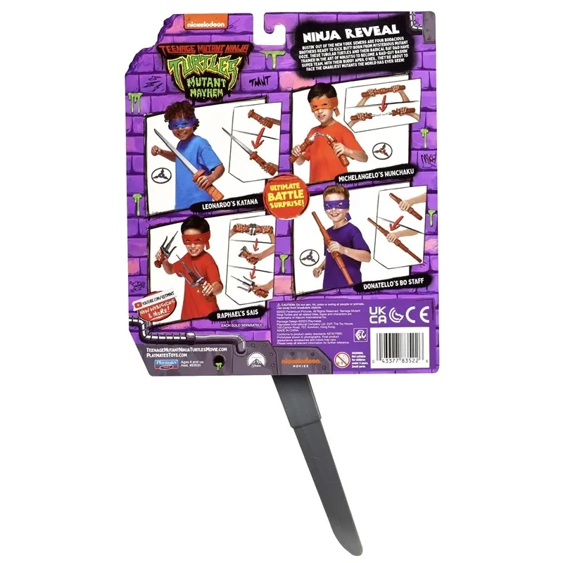 Rotaļlietas TMNT 83521, melna-pelēka