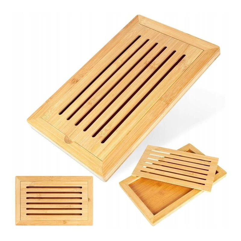 Virtuves dēlītis maizei, bambusa