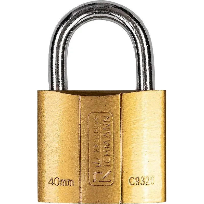 Gold padlock 40mm