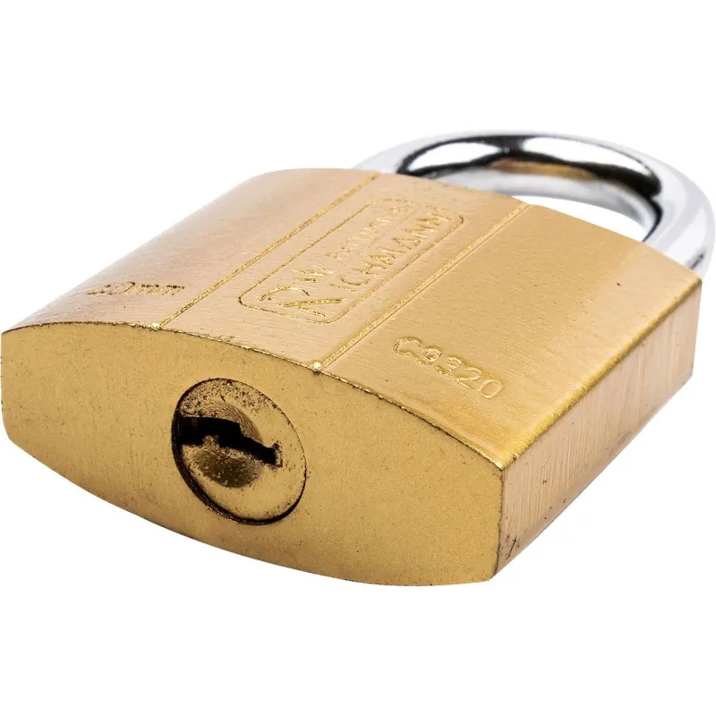 Gold padlock 40mm
