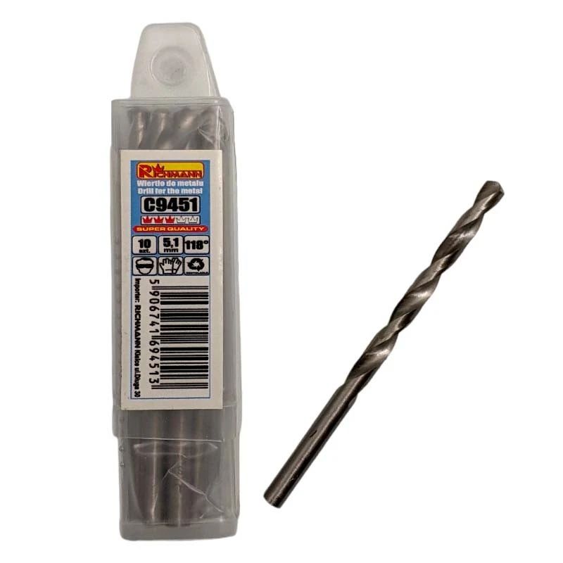 Grąžtas metalui „Richmann“ 5,1 mm