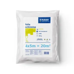 Apsauginė plėvelė vidutinio stiprumo 12 mikr. 4x5m 20kv-m.