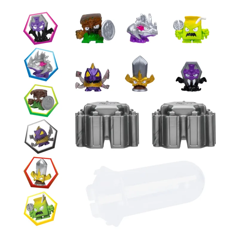 MRBEAST LAB Figūrėlės tūbelėje, 6 vnt., 2,5 cm