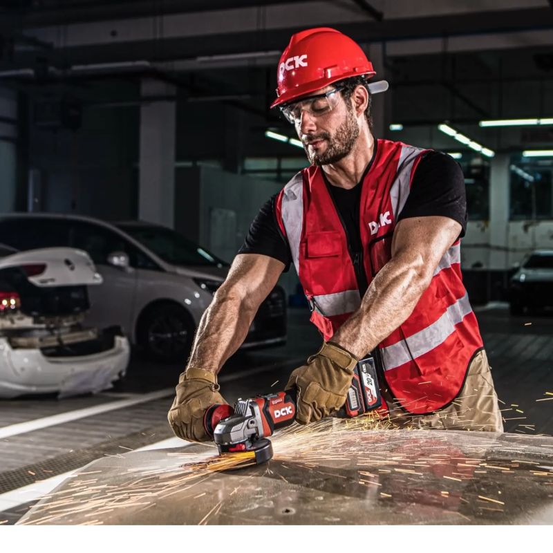 Bezvada bezsuku leņķa slīpmašīna 125mm, 20V, KDSM04-125Z, DCK ,bez akumulatora un lādētāja,