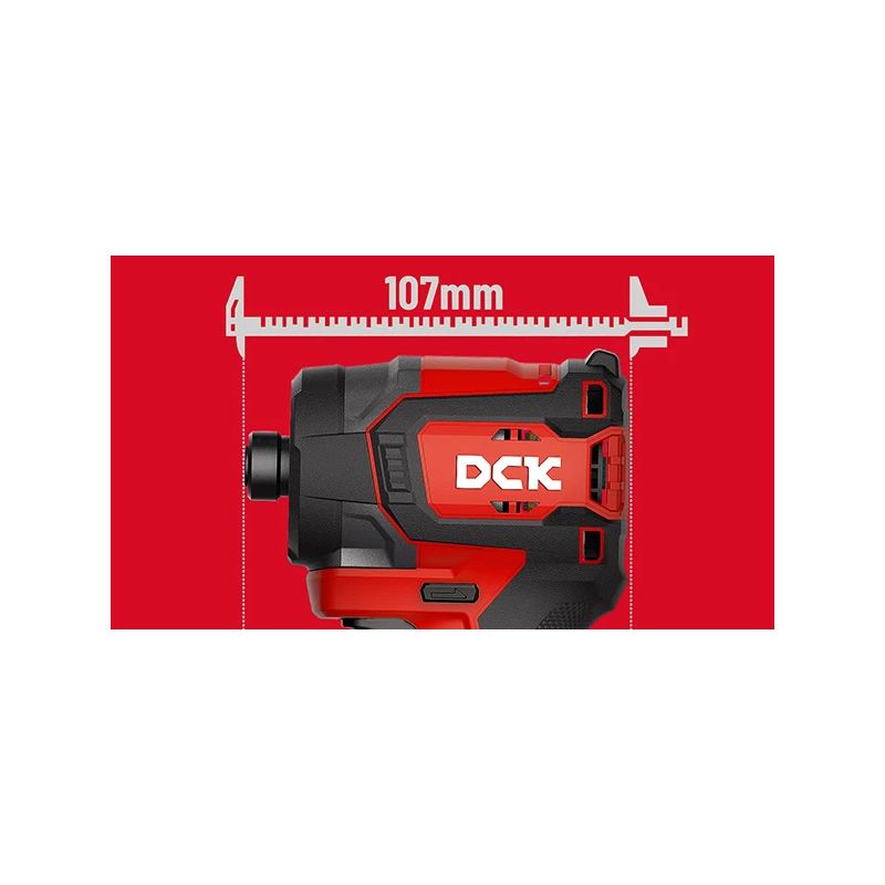 Bezvada bezsuku triecienskrūvgriezis 20V, KDPL208Z, DCK ,bez akumulatora un lādētāja,