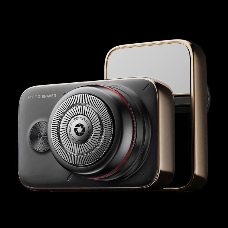 MZDF013 Metz Camerist Shaver, Titanium Gold.