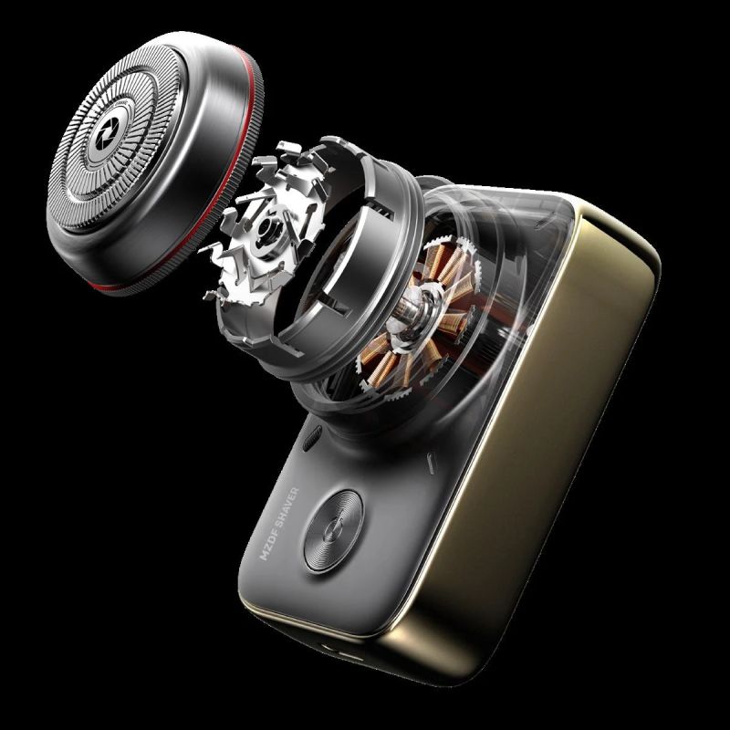 MZDF013 Metz Camerist Shaver, Titanium Gold.