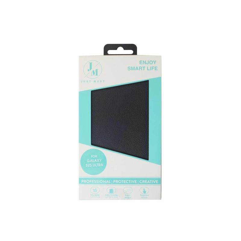 JM STAND FLIP CASE for Galaxy S25 Ultra Black