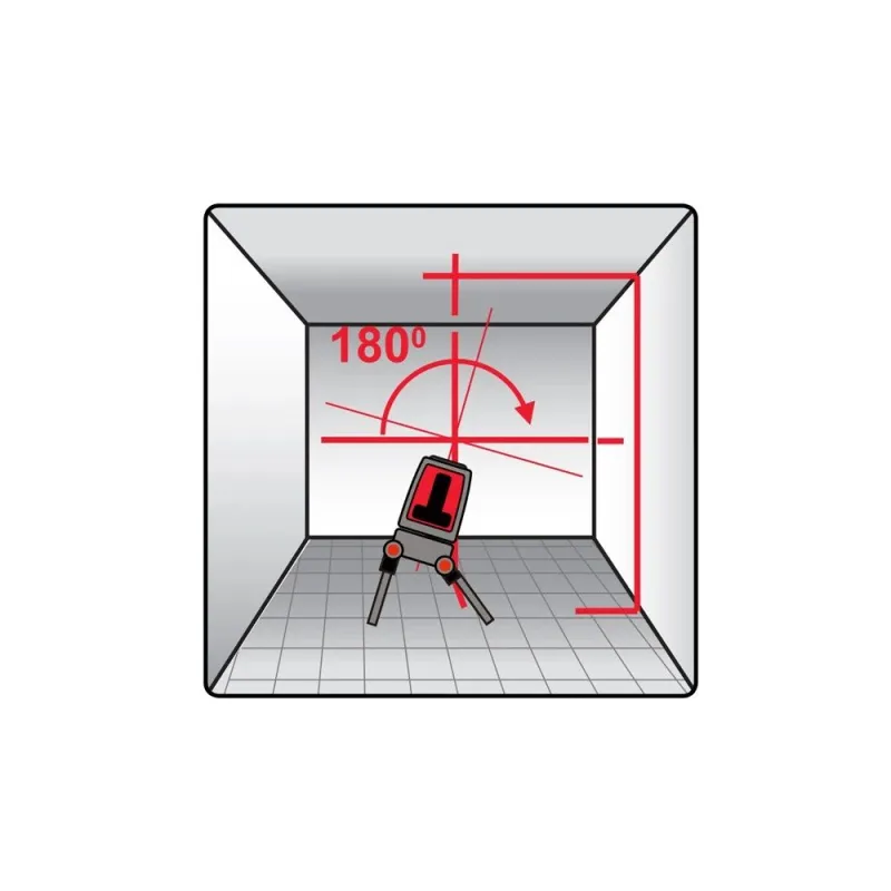 Laz. mat. „KAPRO PROLASER VECTOR su stovu