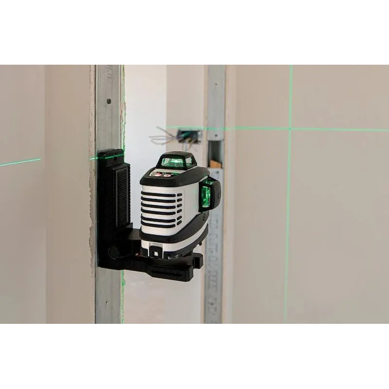 Krustlīniju lāzera līmeņrādis 3D zaļo staru