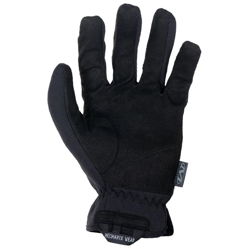 Gloves Mechanix FastFit black, size M. Ruched cuff, 0.6 mm artificial leather, TrekDry, touchscreen technology