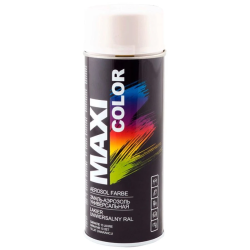 Aerosolkrāsa Maxi Color RAL9010 400ml balta matēta