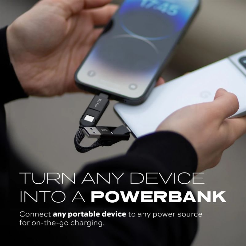 STATIK HexCharge Cable, Black