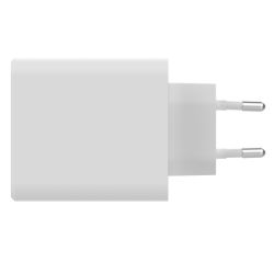 mophie Wall Adapter USB-C PD DUAL 67W GAN EU ,2xUSBC, White