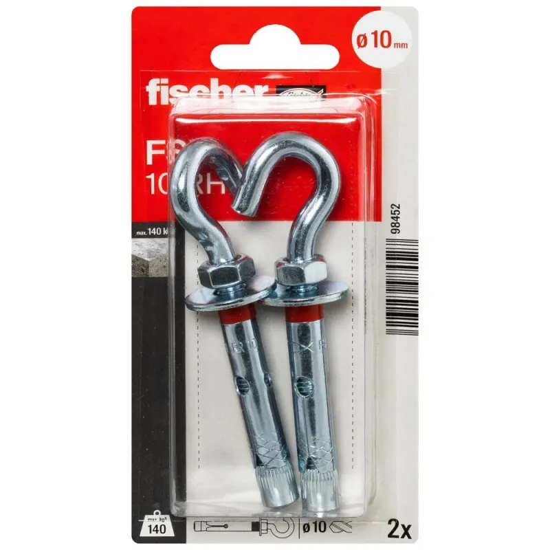 Fischer ankeris su C formos kabliu FSL 10 RH 2vnt.